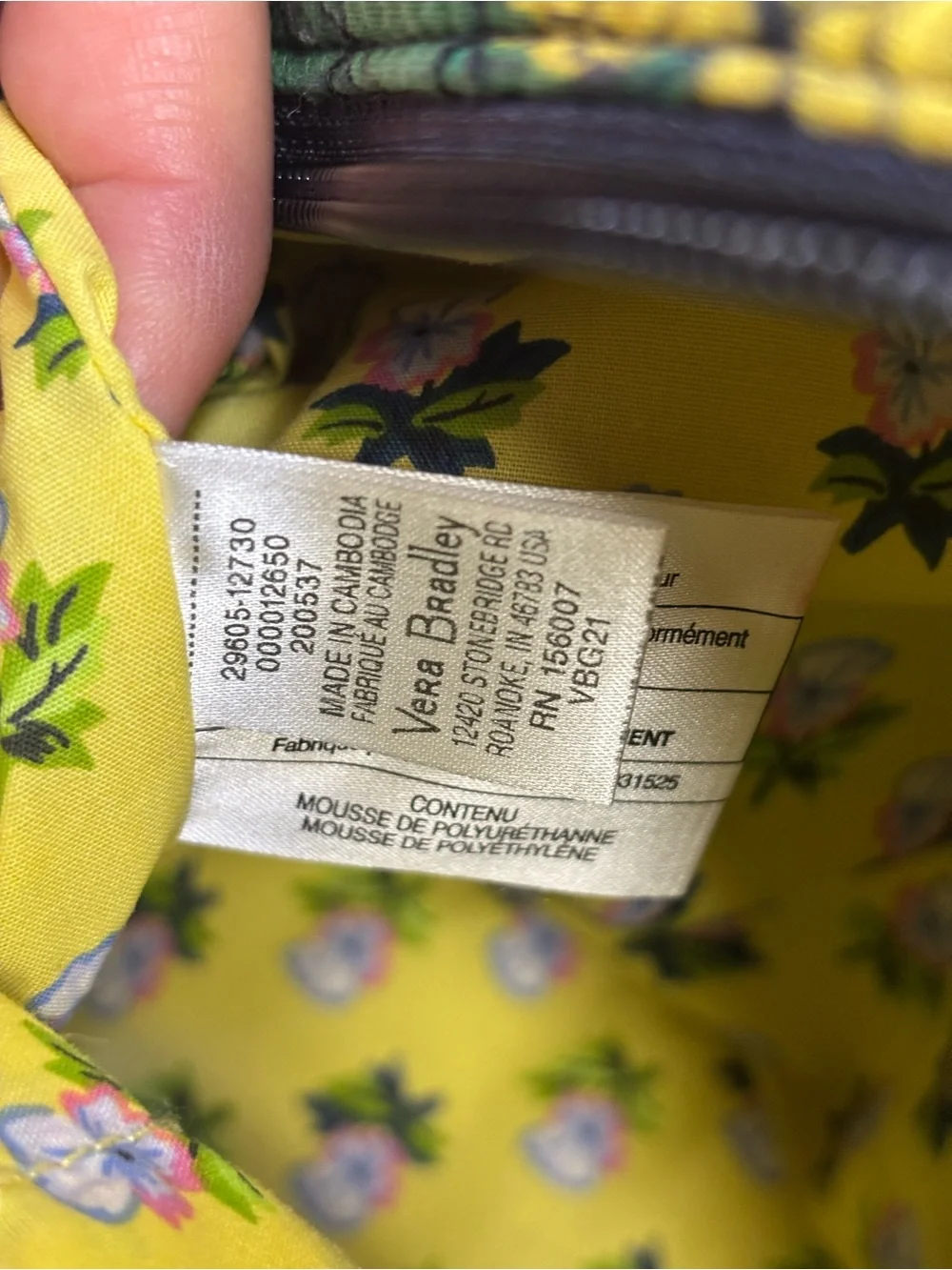 Vera Bradley Slouchy Bucket Shoulder Bag